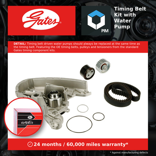 Timing belt water pump - belt, &