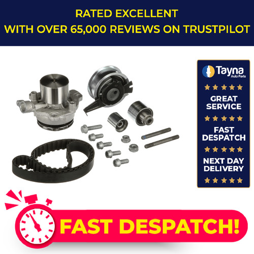 Timing belt water - &, pump