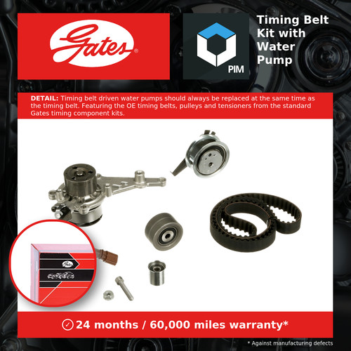 Timing belt water pump - timing,