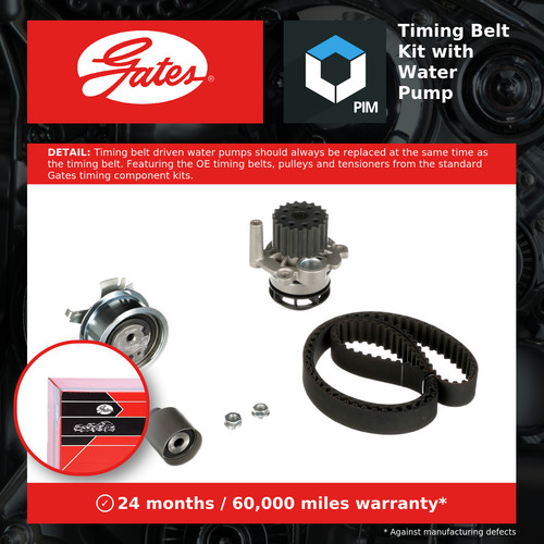 Timing belt water pump - timing,