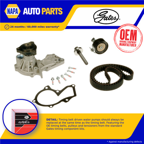 Timing belt water pump kit - pump,