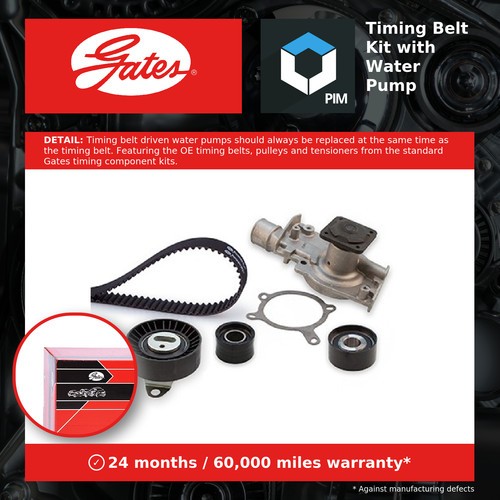 Timing belt water pump kit - pump,