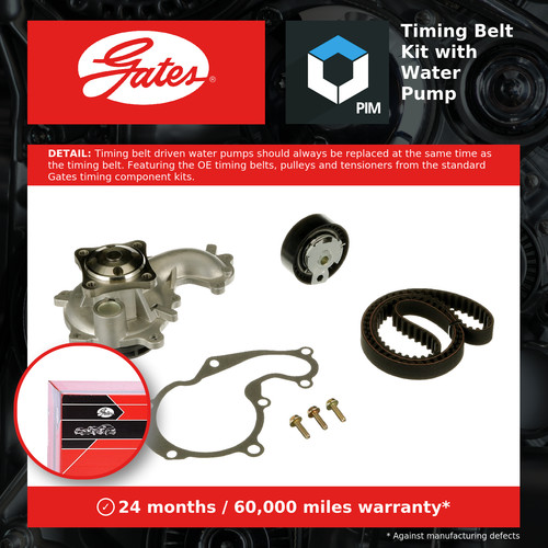 Timing belt water - belt, pump