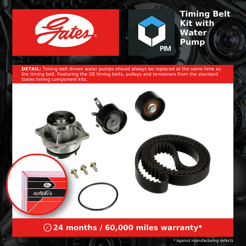 Timing belt water pump kit - &,