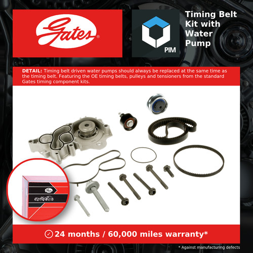 Timing belt water - timing, pump