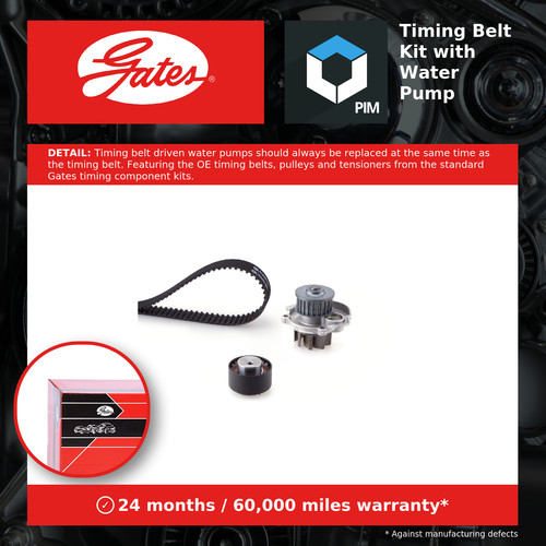 Timing belt water pump kit - timing,