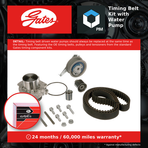 Timing belt water - belt, pump