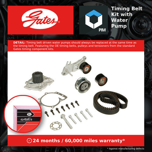 Timing belt water pump - timing, &