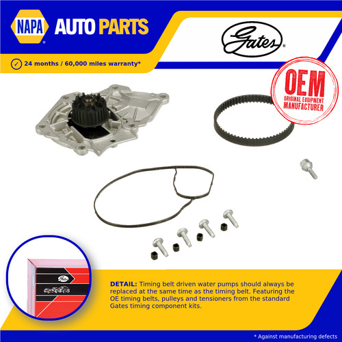 Timing belt water pump kit - timing,