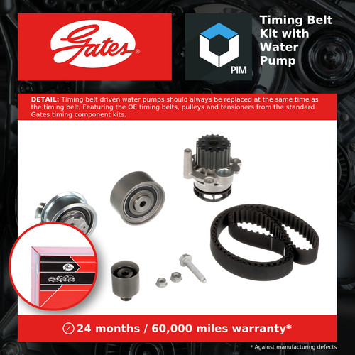 Timing belt water pump - water, kit