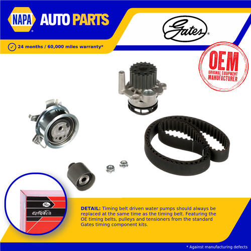 Timing belt water pump - belt, kit