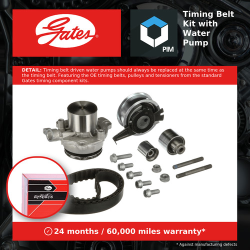Timing belt water - pump, kit